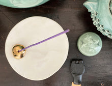 Load image into Gallery viewer, Ceramic Hand Built pebbles Incense Holder with 22k gold luster, Mother's day Gift, Modern Design,Artist Goods