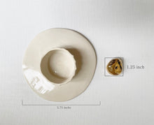Load image into Gallery viewer, Ceramic Hand Built pebbles Incense Holder with 22k gold luster, Mother's day Gift, Modern Design,Artist Goods