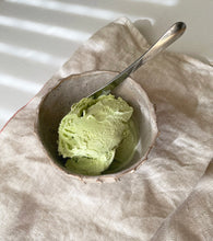 Load image into Gallery viewer, Hand Built speckled Matcha Bowl / Linen