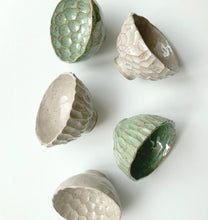 Load image into Gallery viewer, Hand Built Speckled Matcha Bowl / Green