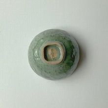 Load image into Gallery viewer, Hand Built Speckled Matcha Bowl / Green