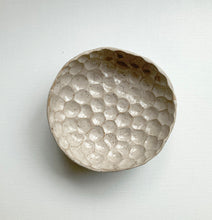 Load image into Gallery viewer, Hand Built Carved Serving Bowl / Linen