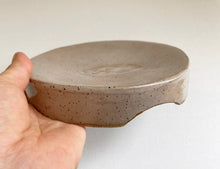 Load image into Gallery viewer, Hand Built pebbles Incense Holder with 22k gold luster / Linen