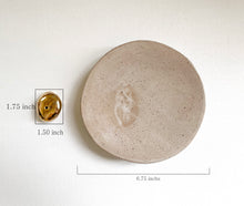 Load image into Gallery viewer, Hand Built pebbles Incense Holder with 22k gold luster / Linen