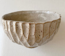 Load image into Gallery viewer, Hand Built Speckled Matcha Bowl / Linen