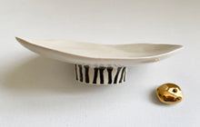 Load image into Gallery viewer, Ceramic Hand Built pebbles Incense Holder with 22k gold luster, Mother's day Gift, Modern Design,Artist Goods