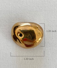 Load image into Gallery viewer, Hand Built pebbles Incense Holder with 22k gold luster