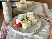 Load image into Gallery viewer, Stoneware Speckled Hand Built 10" Versatile platter Set for two