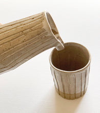 Load image into Gallery viewer, Stoneware Speckled Hand Built "Tumbler Set just for you"