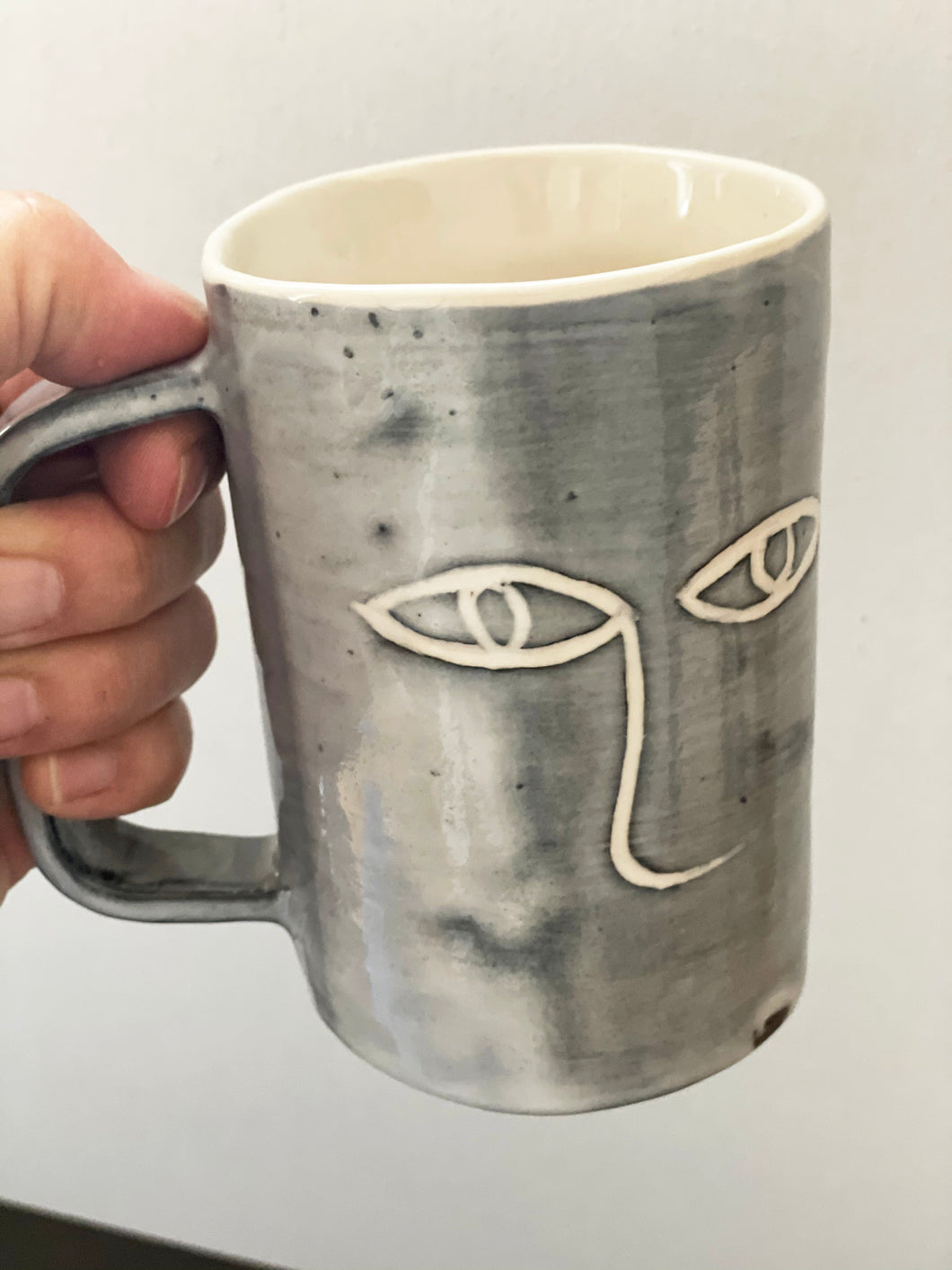 Hand Built Every Day Mug  / Face medium