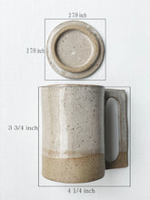 Load image into Gallery viewer, Stoneware Speckled Hand Built &quot;Tea Mug Set just for you&quot;
